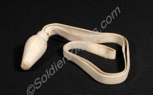 White leather sword knot.