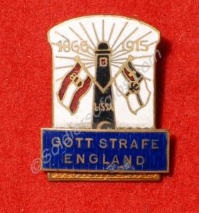 German 'Gott Strafe England' brooch. 1914-1918.