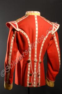Drummer's tunic with lace and wings, yellow facing