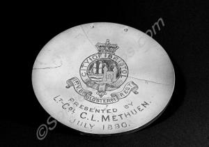 Steel gong made from shell case back plate. 1st Vo