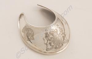 Silver gorget. Bristol R.H. Volunteers. c.1794.