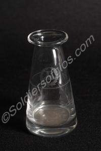 Individual whisky measure, engraved with the back