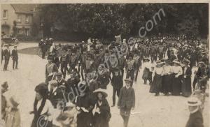 Royal Gloucestershire Hussars church parade marchi