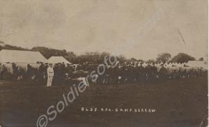 Gloucestershire Royal Field Artillery Camp at Berr
