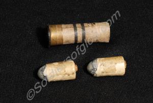 Packet of two .577 cartridge bullets for rifle mus