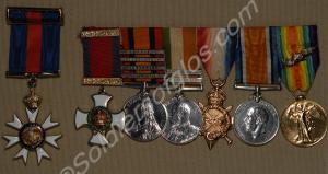 Group of seven medals; Companion of the Order of S