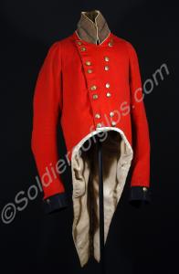 Officer's long-tailed coatee. Captain John Cornock
