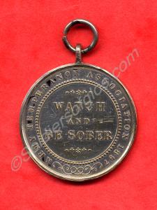 Army Temperance Society Medal. "Watch and Be Sober