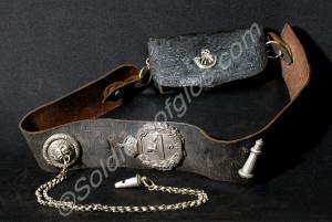 Shoulder belt and pouch complete with appointments