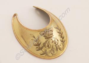 British officer's universal pattern gorget. 1812-1