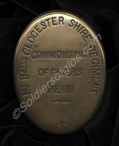 Badge of office worn by Indian orderly or servant