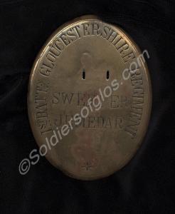 Badge of office worn by Indian orderly or servant