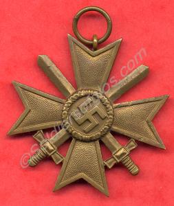 German Bronze War Merit Cross with Swords. 1939-19