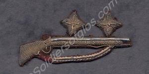 Rifle Volunteer good shooting badge with stars. c.