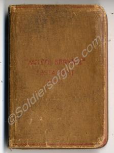 'Active Service' New Testament 1915, issued to the