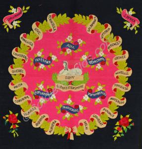 Cushion cover with Gloucestershire Regiment battle