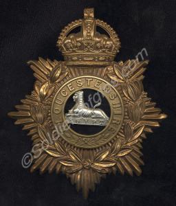 Other rank's helmet plate as worn by the Glouceste