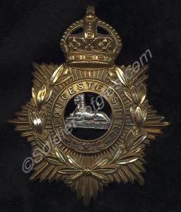 Other rank's helmet plate as worn by the Glouceste