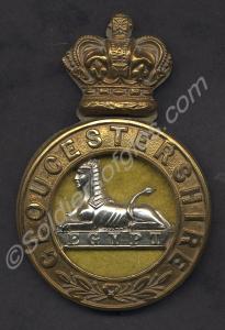 Other Rank's Glengarry cap badge.  1st Battalion,