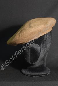British Army khaki serge general service beret. c.