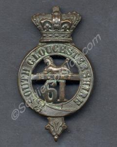 Other Ranks' Glengarry cap badge with Queen's crow