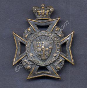 Helmet plate.1st Volunteer Battalion, The Gloucest