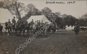 Royal Gloucestershire Hussars Camp at Winchcombe,