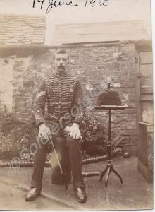 Royal Gloucestershire Hussar. Reverse reads ""By U