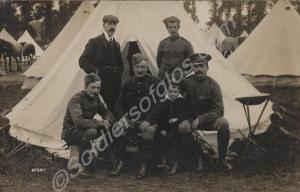 Royal Gloucestershire Hussars in camp, Chepstow, M