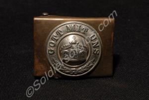 German army waist-belt buckle. 1914-1918.