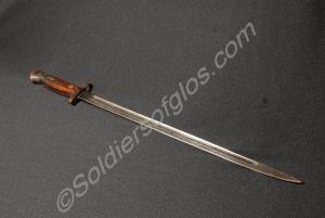 British bayonet and scabbard, for use with Lee-Enf