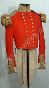 Officer's coatee with epaulettes. 61st (South Glou