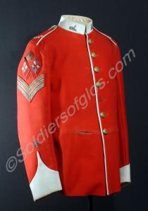 Scarlet tunic. 4228 Company Sergeant-Major William