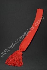 Sergeant's crimson sash. Quarter-Master Lieutenant