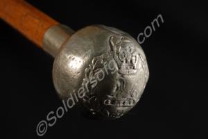 Regimental cane of the Gloucestershire Regiment. c