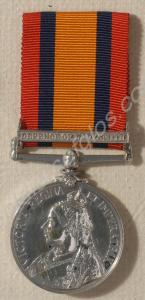 Queen's South African Medal with clasp for Defence
