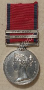 Military General Service Medal with clasps for Bus