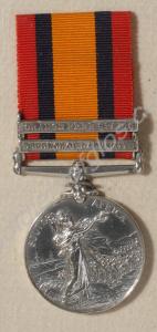 Queen's South Africa Medal with clasps for Defence