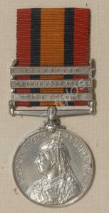 Queen's South Africa Medal with clasps  for Transv