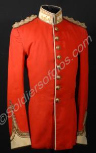 Tunic of Capt. A.C. Holme with primrose yellow fac
