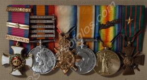 Group of six medals; Distinguished Service Order w
