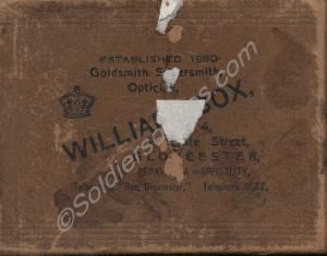 Cardboard jewellery box containing large selection