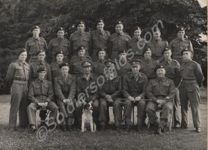Officers and men of the Royal Gloucestershire Huss