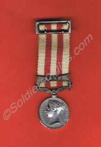 Miniature Indian Mutiny Medal with one bar for Del