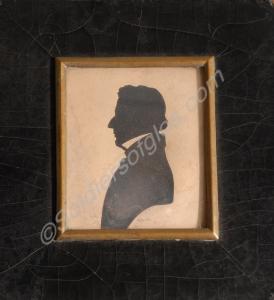 Silhouette of Lieutenant William Thornton Keep of