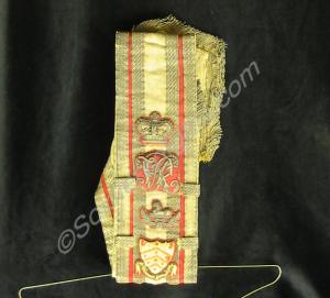 Drum Major's sash of the 4th Militia Battalion, wi