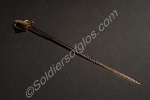 Presentation sword with 1854 pattern brass hilt. C