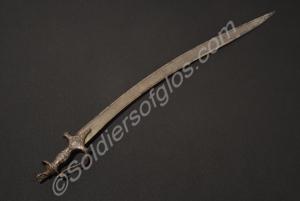 Indian tulwar, a sword with a curved blade, with s