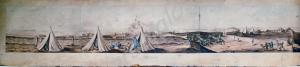 Aquatint - 'Panoramic View from a field-work near