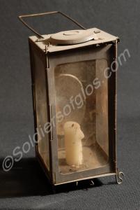 Folding lantern used in dugouts during 1914 by Maj